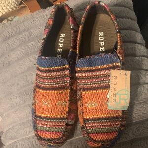 Roper Multicolor Striped Loafers